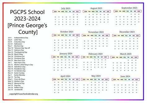 Pgcps 2024 24 School Calendar | Calendar 2024